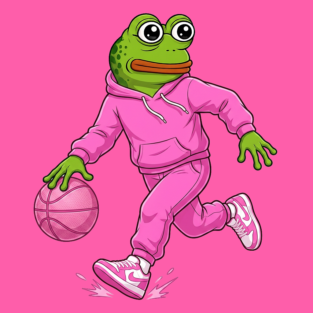 UNIFROG dribbling a basketball