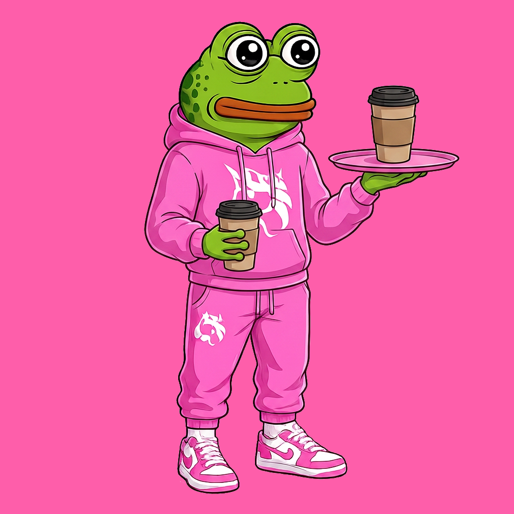 UNIFROG serving coffee as a barista