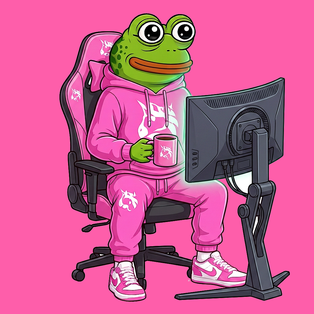 UNIFROG trading at a desk with a candlestick chart